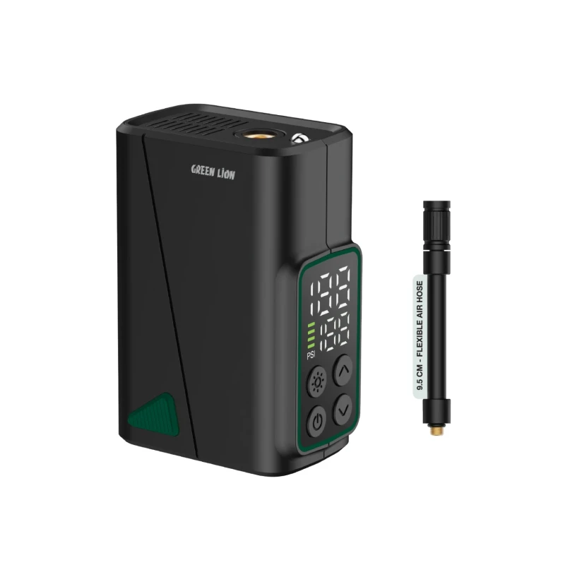 منفاخ إطارات Green Lion GL-A5 – ضغط 150 PSI وشحن USB-C