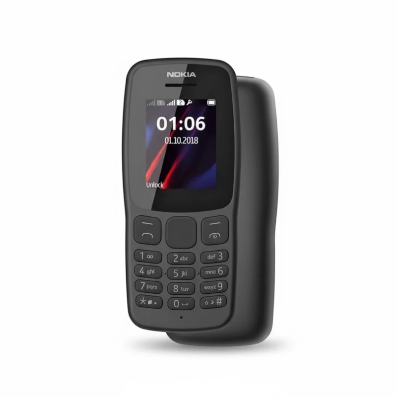 هاتف Nokia 106 4G بشريحتين – راديو FM ومصباح