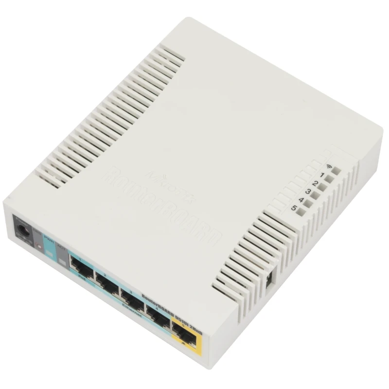راوتر MikroTik RB951Ui-2HnD – ‏5 منافذ وPoE Out