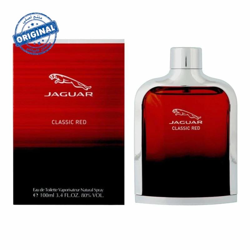 عطر Jaguar Classic Red أو دو تواليت سعة 100 مل