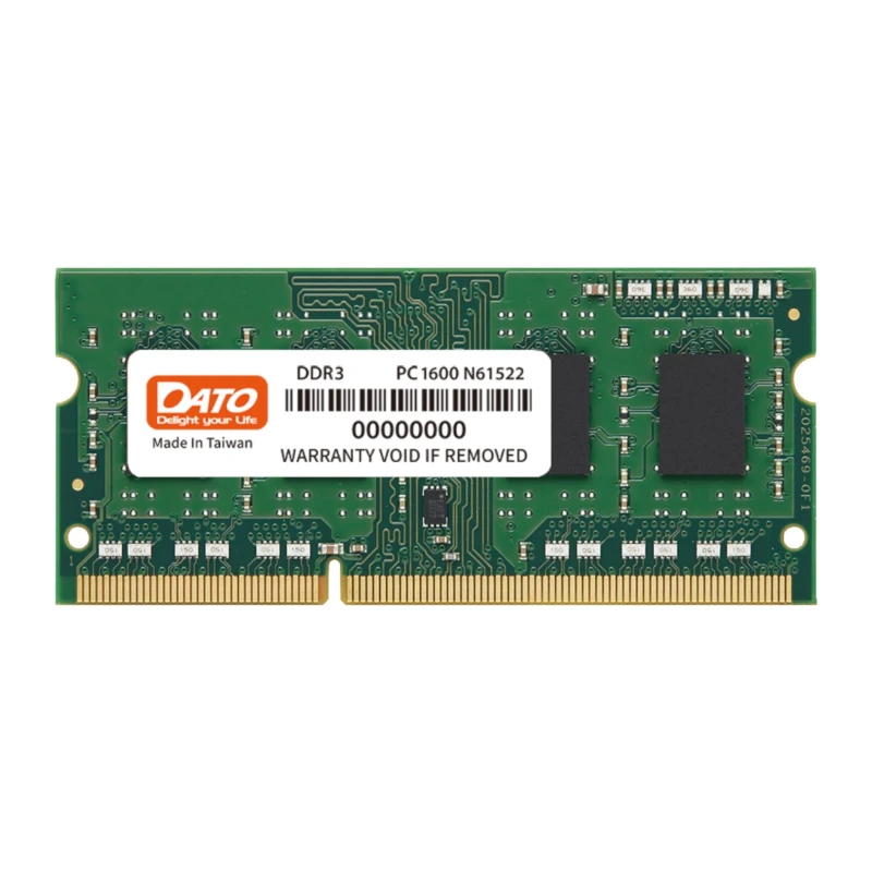 رام لابتوب DATO – 8 غيغابايت DDR3 بتردد 1600 MHz