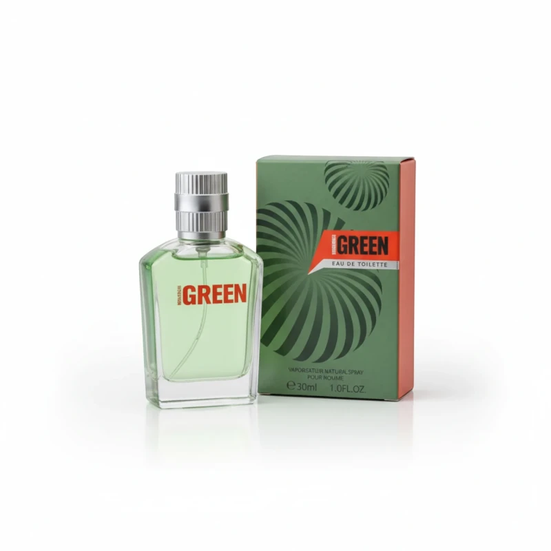 عطر رجالي GREEN – عبوة خضراء بتصميم عصري-100-101-19