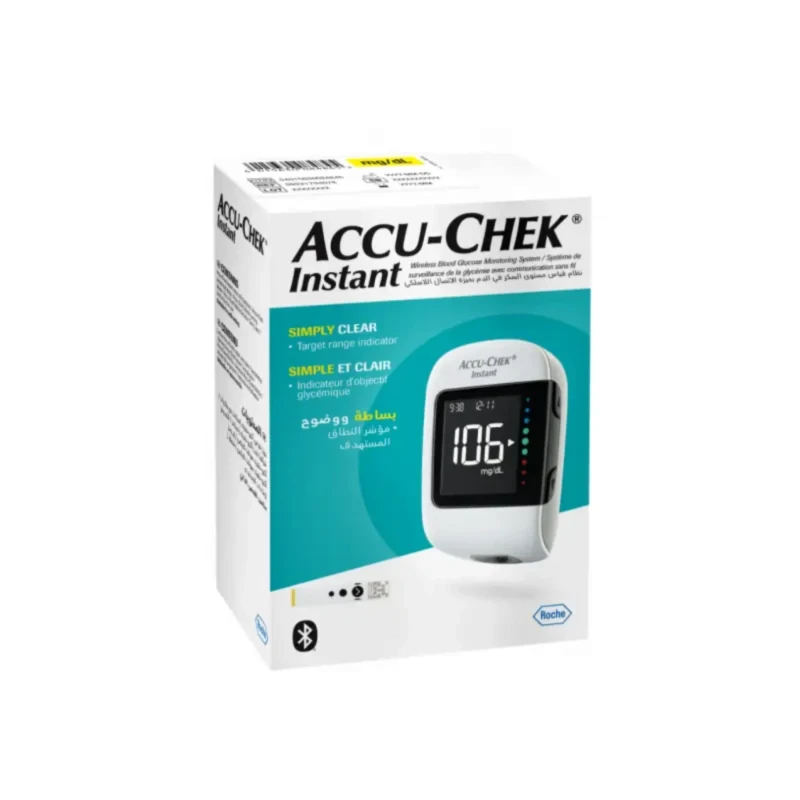 جهاز قياس السكر Accu-Chek Instant – مؤشر نطاق ملون