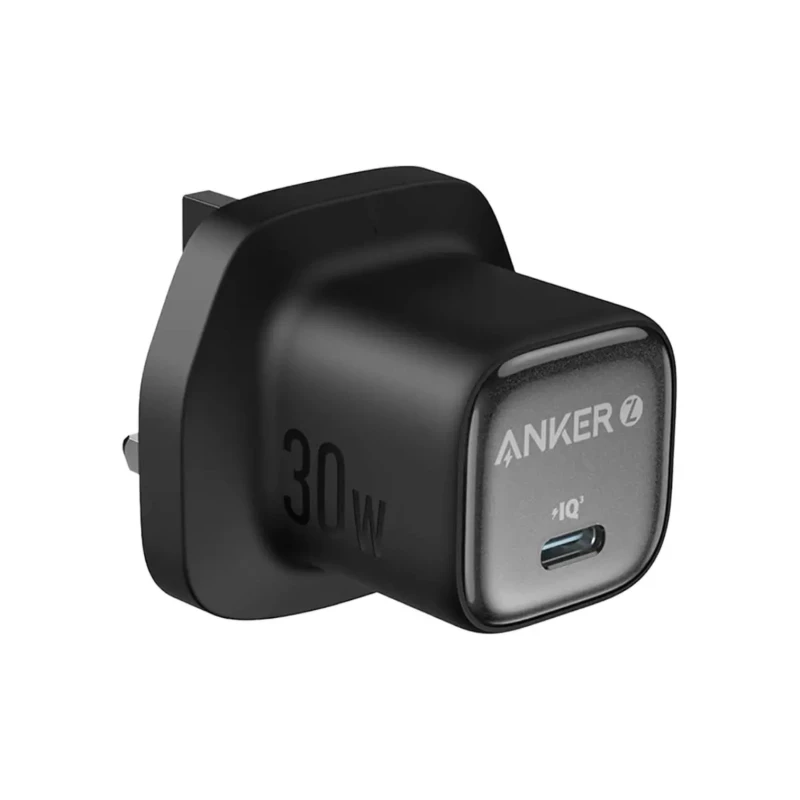 شاحن Anker Zolo – قدرة 30 واط USB-C بتقنية GaN أسود