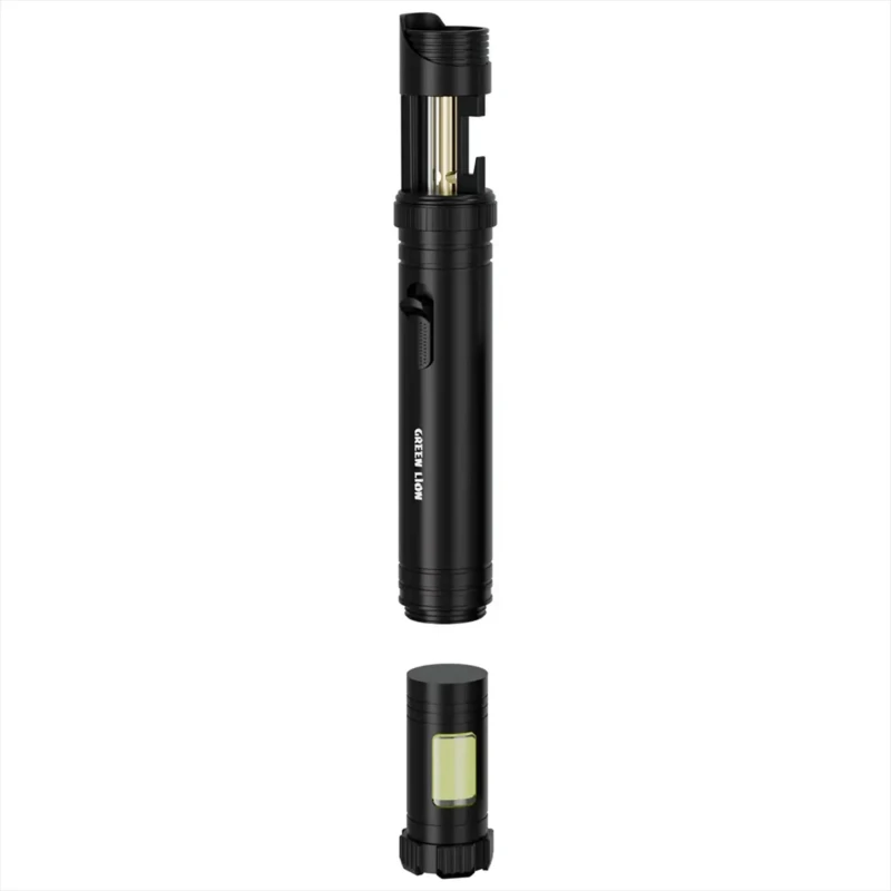 ولاعة غاز Green Lion Jet Lighter X – كشاف LED وذراع ممتد