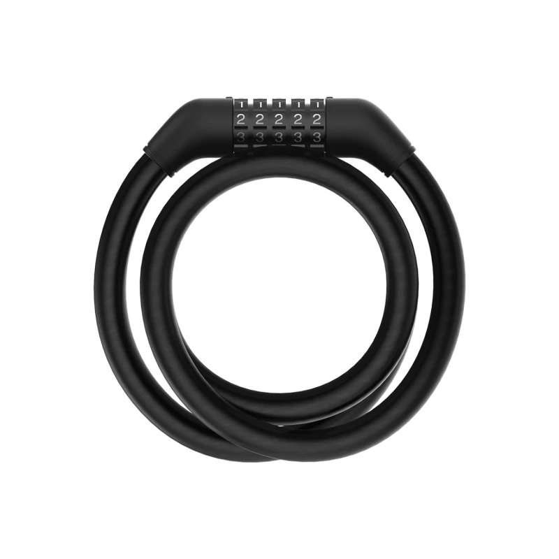 قفل سكوتر Xiaomi Cable Lock – رمز من 5 أرقام أسود