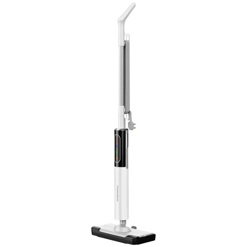 ممسحة بخار Porodo Lifestyle RapidSteam – 1200 واط وخزان 350 مل أبيض