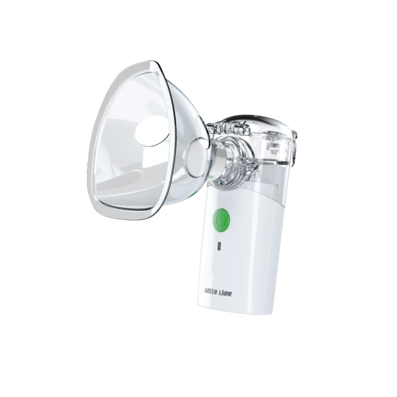 جهاز تبخير Green Lion Portable Nebulizer – محمول باللون الأبيض