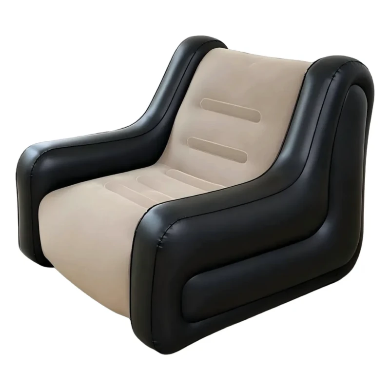 كرسي نفخ Green Lion Single Seater – مقعد مفرد ومضخة يدوية