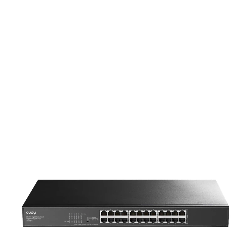 سويتش شبكة Cudy GS1024E – 24 منفذاً مدار
