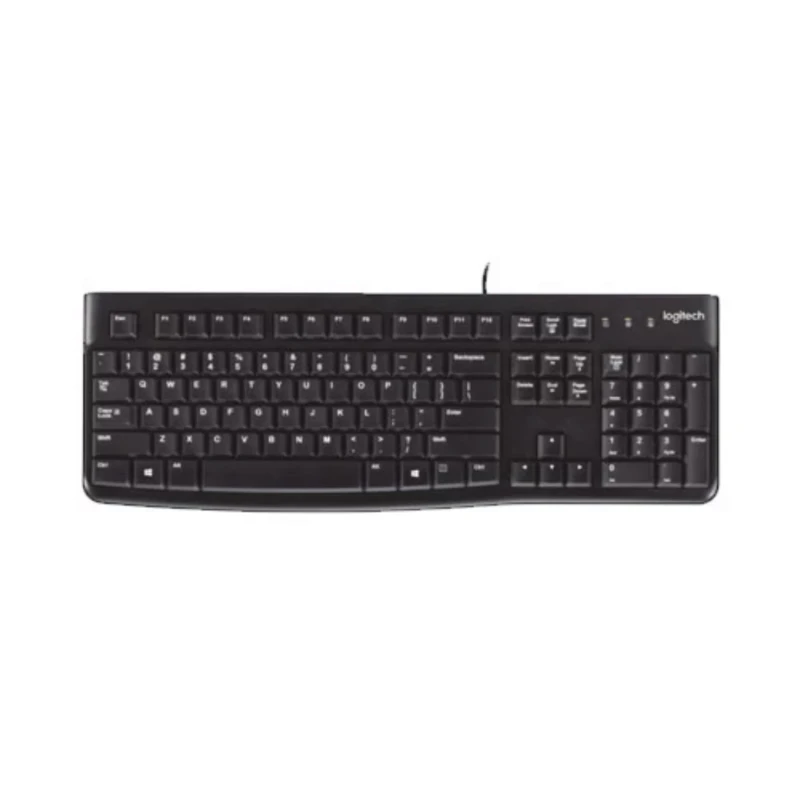لوحة مفاتيح Logitech K120 – USB مع لوحة أرقام