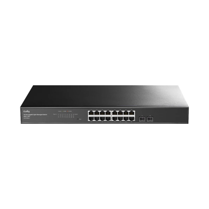 سويتش مُدار Cudy GS1016ES2 – ‏16 Gigabit ومنفذا SFP