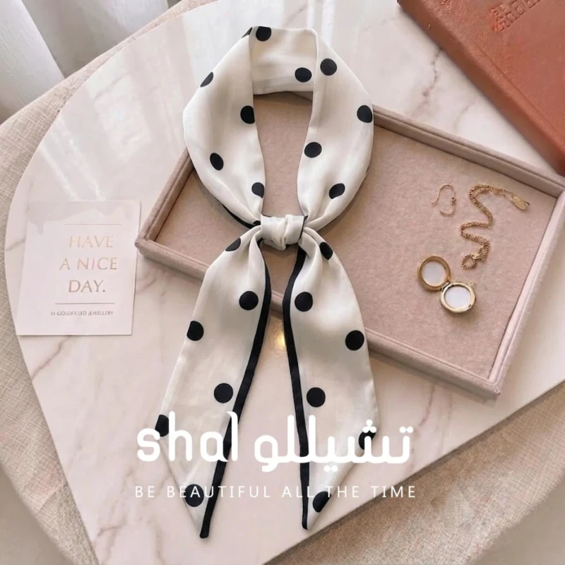 فولار ساتان نسائي منقوش