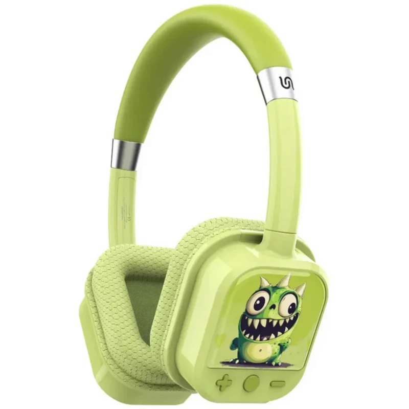 سماعة أطفال بلوتوث Porodo Soundtec Yotowave – حد صوت 85 ديسيبل أخضر