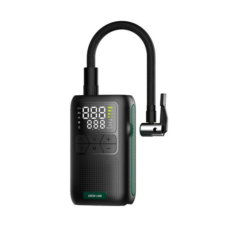 منفاخ إطارات Green Lion GL-A4 – ضغط 150 PSI وشاشة رقمية
