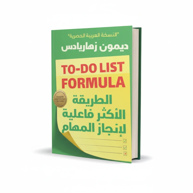 كتاب الطريقة الأكثر فاعلية لإنجاز المهام للمؤلف دايمون زاهاريادس – إنتاجية وإدارة الوقت