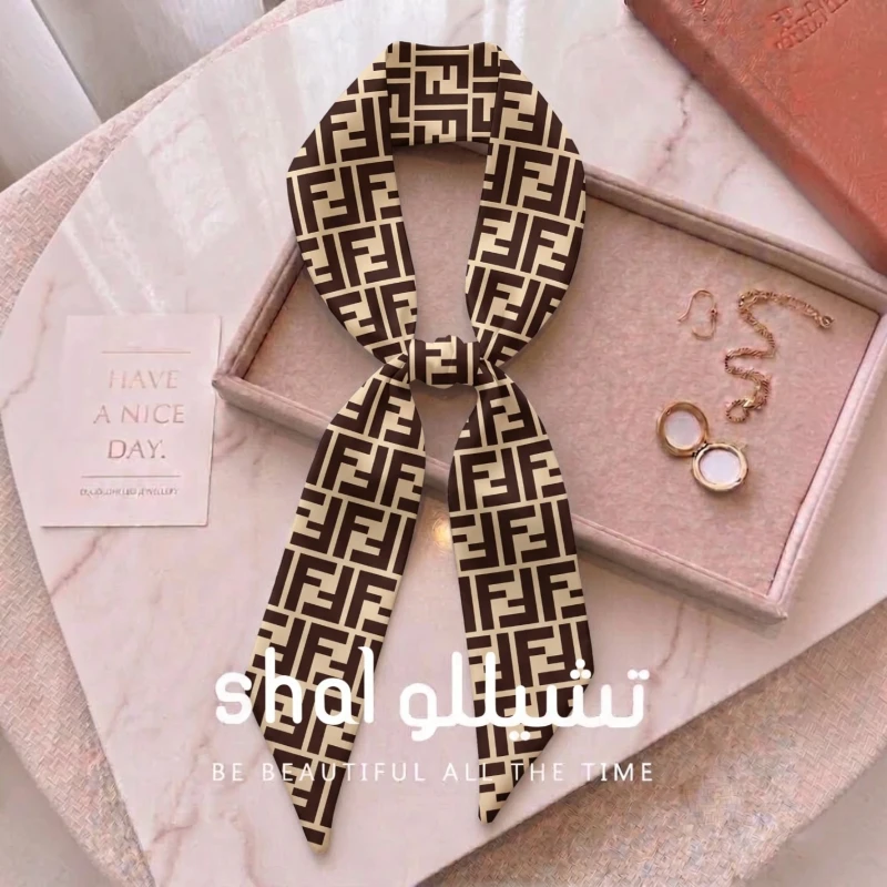 فولار ساتان نسائي منقوش