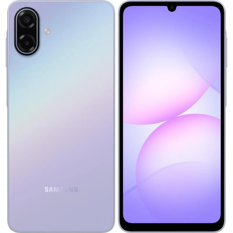 هاتف Samsung Galaxy A07 4G Dual SIM – رام 6GB وتخزين 128GB بنفسجي