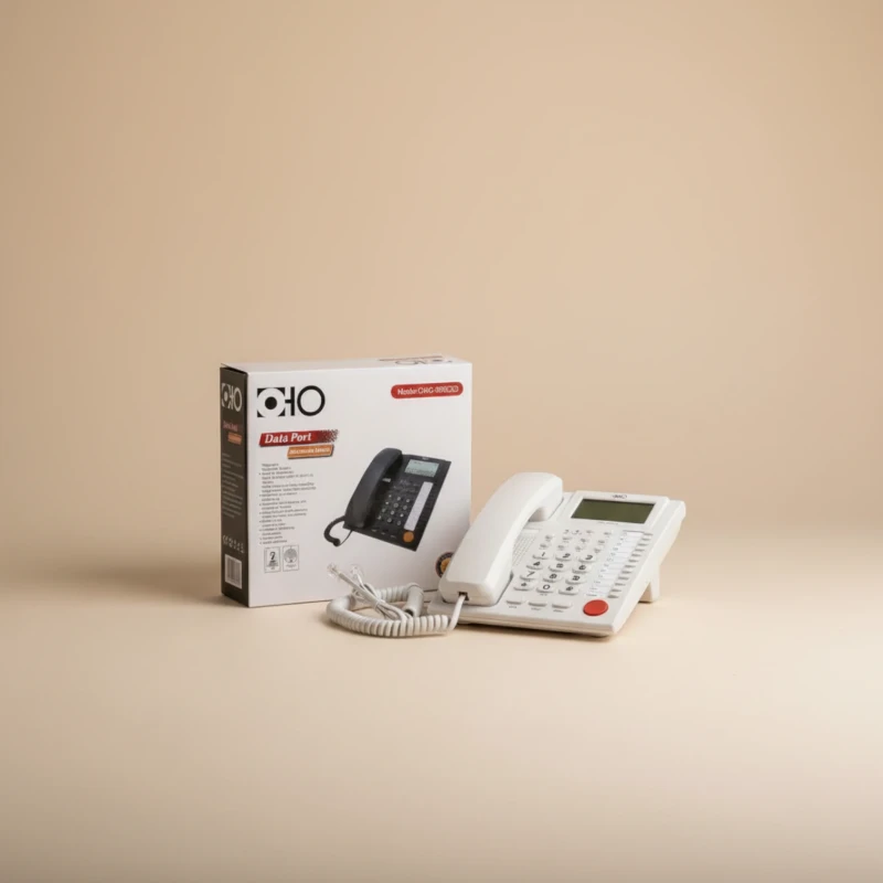 هاتف أرضي OHO Data Port بشاشة وأزرار وظائف-008-113-03