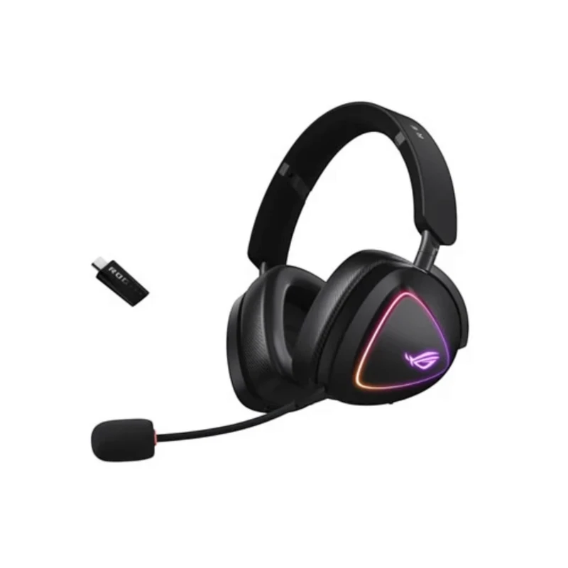 سماعة ألعاب لاسلكية ASUS ROG Delta II – درايفر 50 مم