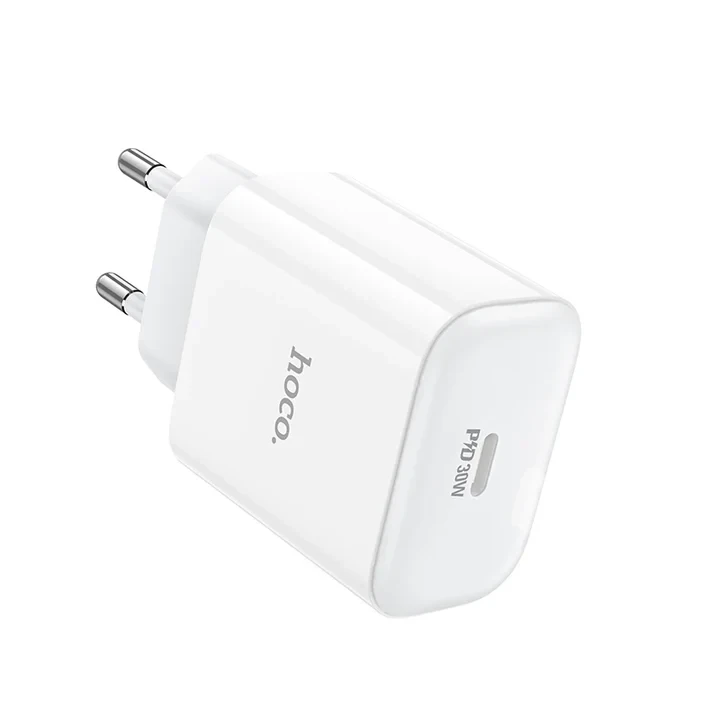 شاحن سريع HOCO C76A Pro بمنفذ USB-C – قدرة 30 واط مع كابل