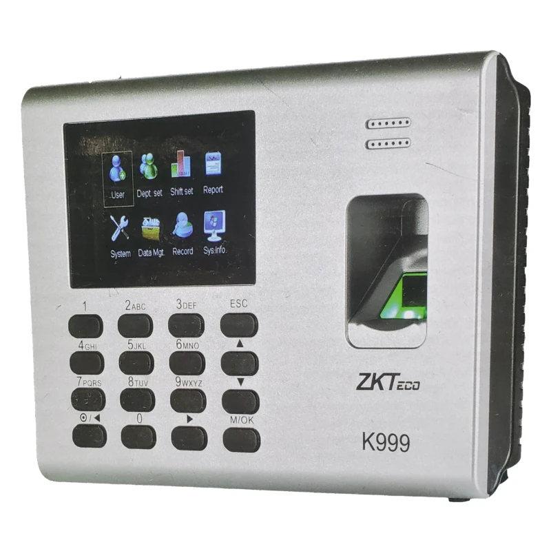 جهاز حضور وانصراف ZKTeco K999 Pro – بصمة ورقم سري