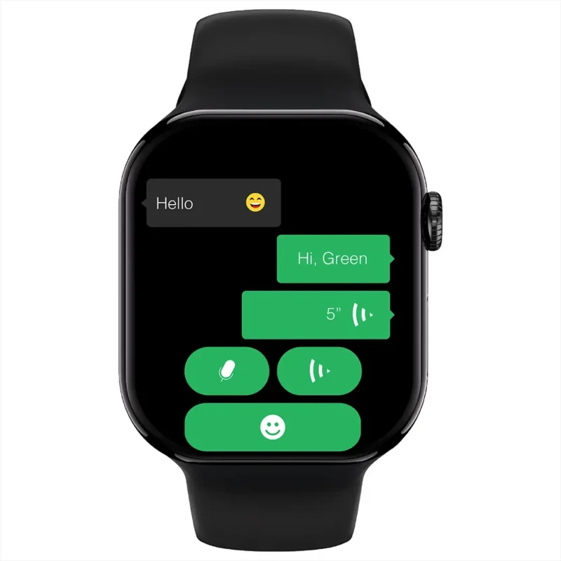 ساعة ذكية Green Lion Flex 46 – شاشة 2.06 ومكالمات أسود
