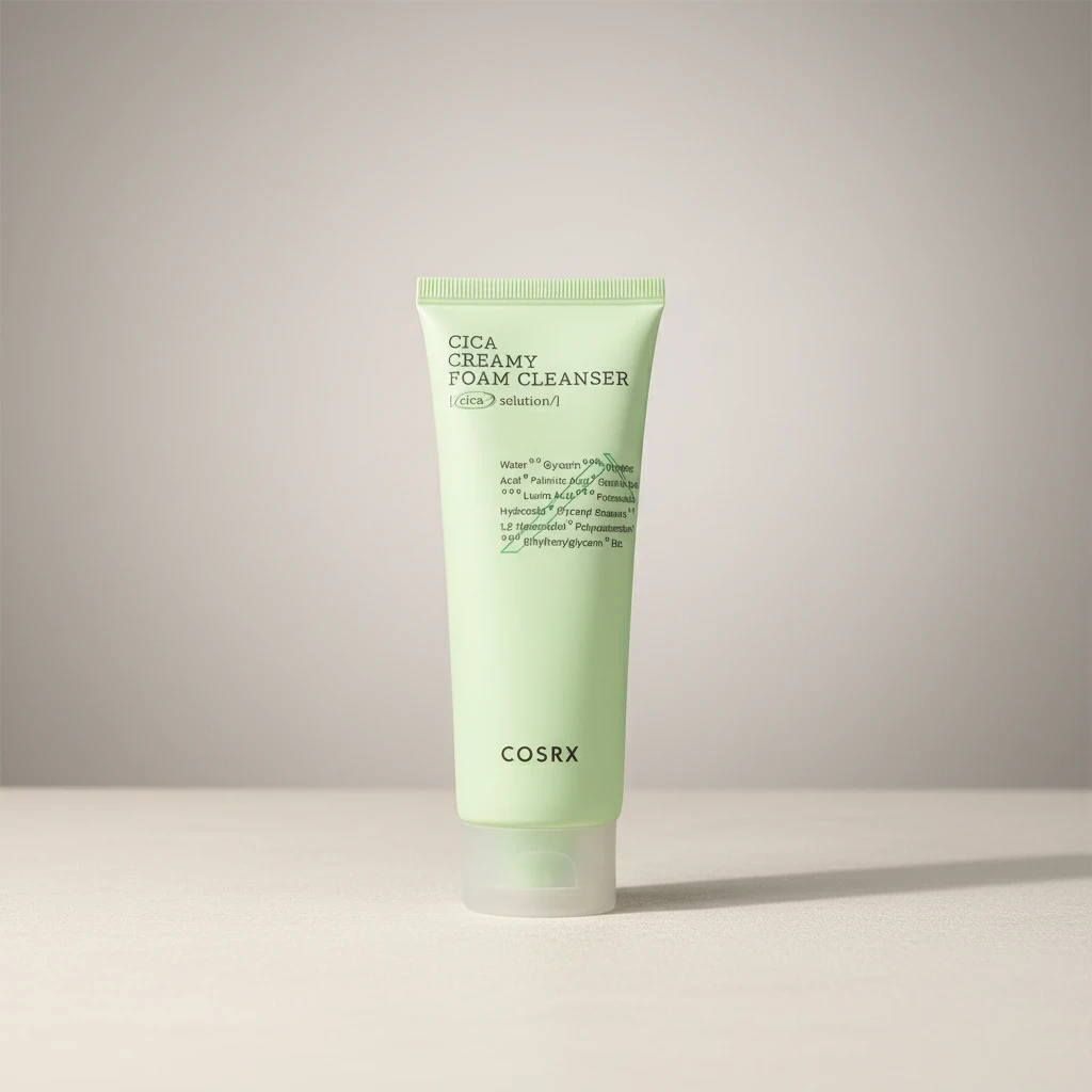 غسول كوسركس سيكا الرغوي المهدئ للبشرة – COSRX CICA Creamy Foam Cleanser