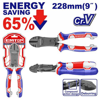 Compound action diagonal cutting pliers-قطاعة صناعي ضغط عالي