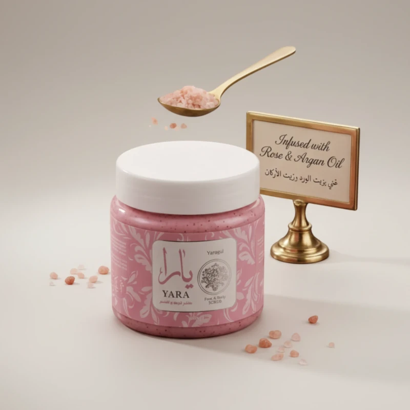 أملاح الجسم يارا بالورد وزيت الأرجان – Yara Body Bath Salts