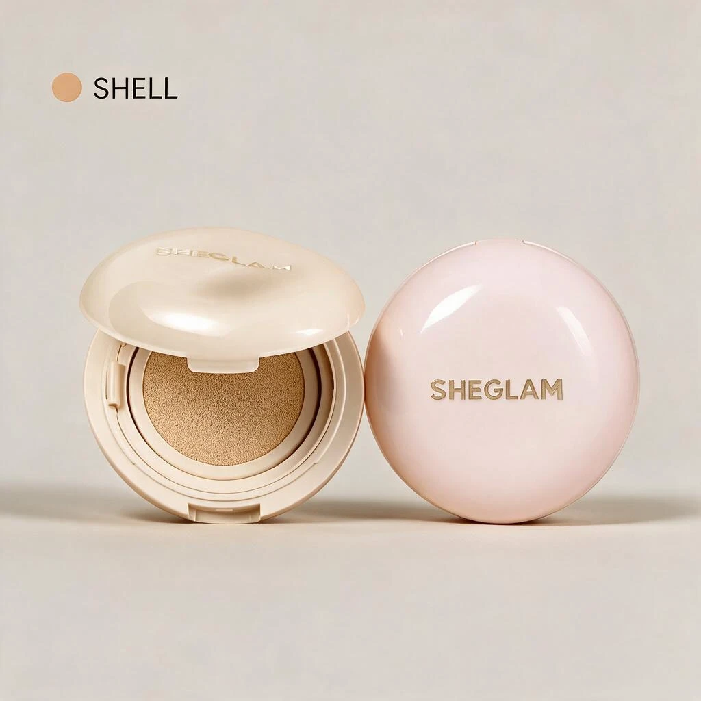 كريم أساس كوشن SHEGLAM Cushion Foundation – مقاوم للماء وثبات طويل