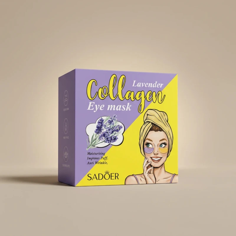 لاصقات العين بالكولاجين واللافندر من SADOER