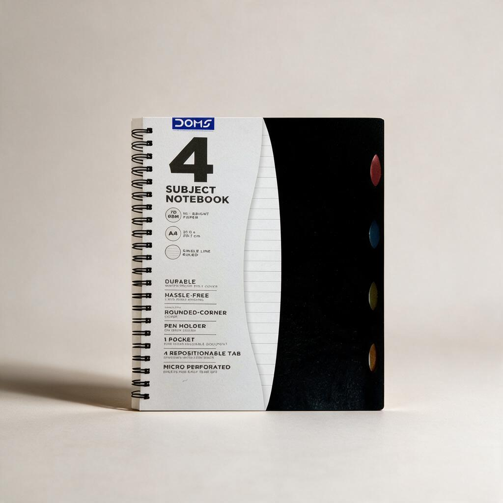 دفتر جامعي DOMS قياس A4 عدد 160 صفحة