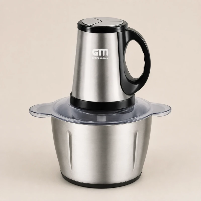 فرامة ومحضرة طعام GENERAL-MAX GM-82 سعة 5 لتر وقدرة 600 واط
