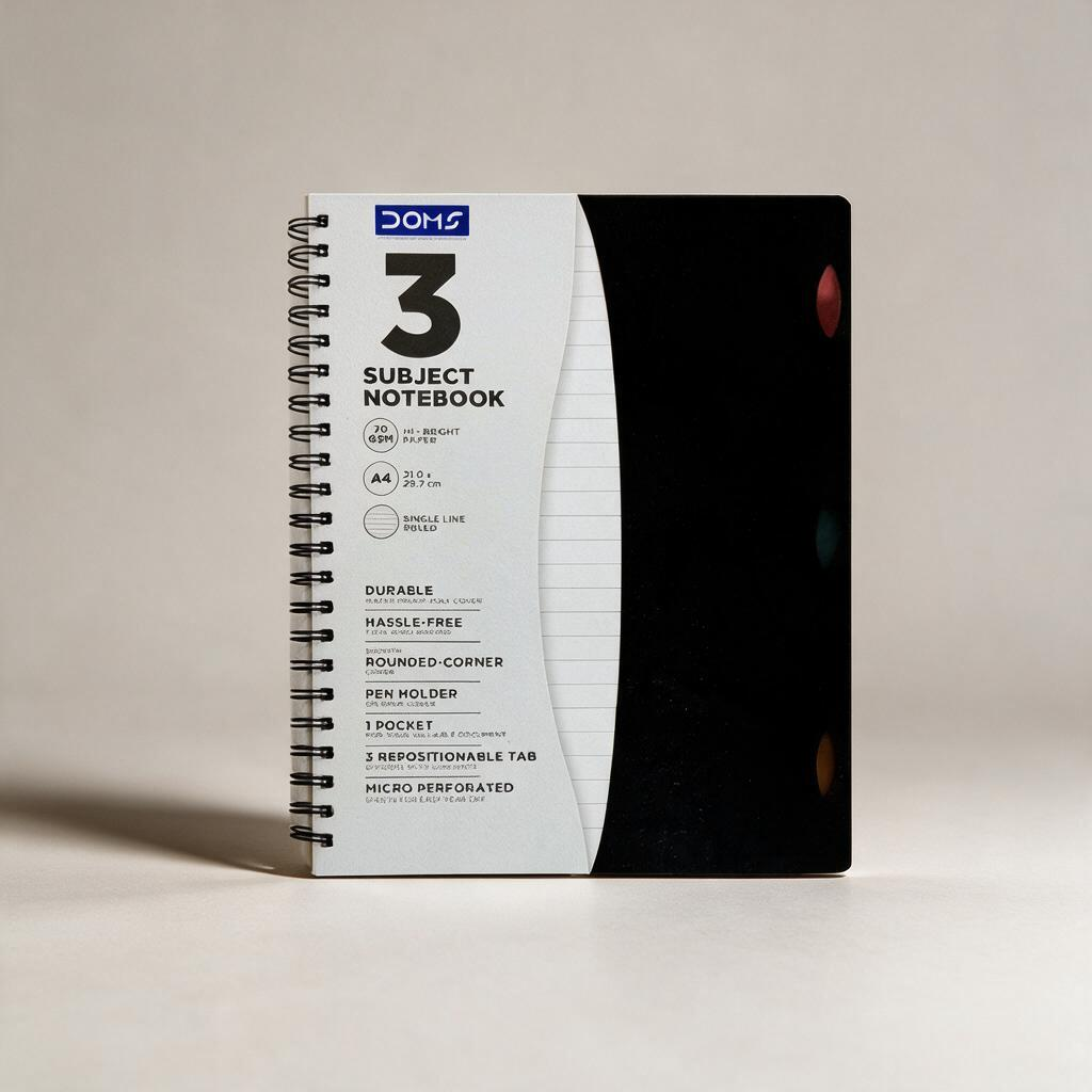 دفتر جامعي DOMS قياس A4 – صفحة 120