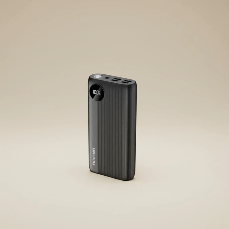 باور بانك Amaya APB-F320L Power Bank 30 سعة 30000mAh شحن سريع مع كشاف