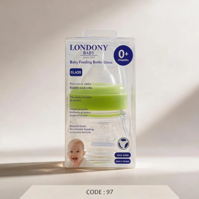 رضّاعة أطفال زجاجية LONDONY منذ الولادة – code: 97