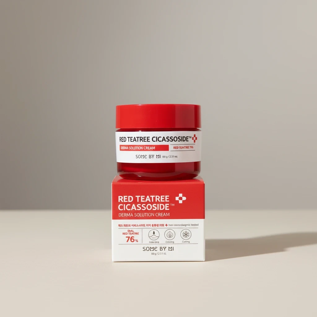 كريم الشاي الأحمر  – Some By Mi Red Tea Tree CicaSoside Derma Solution Cream