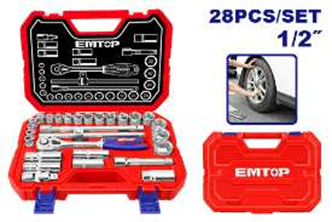 28 Pcs 12″/ socket set مجموعة من فناجين 28 قطعة ESKT12281