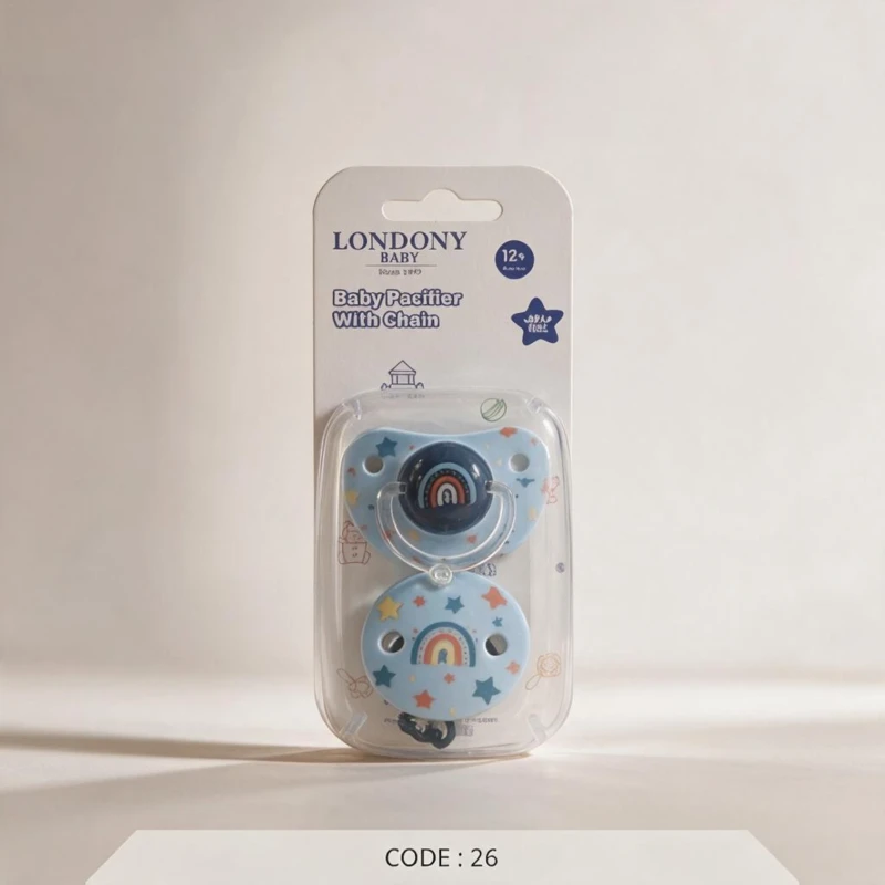 لهاية أطفال LONDONY مع سلسلة تثبيت لعمر 12 شهرًا فأكثر – code:26
