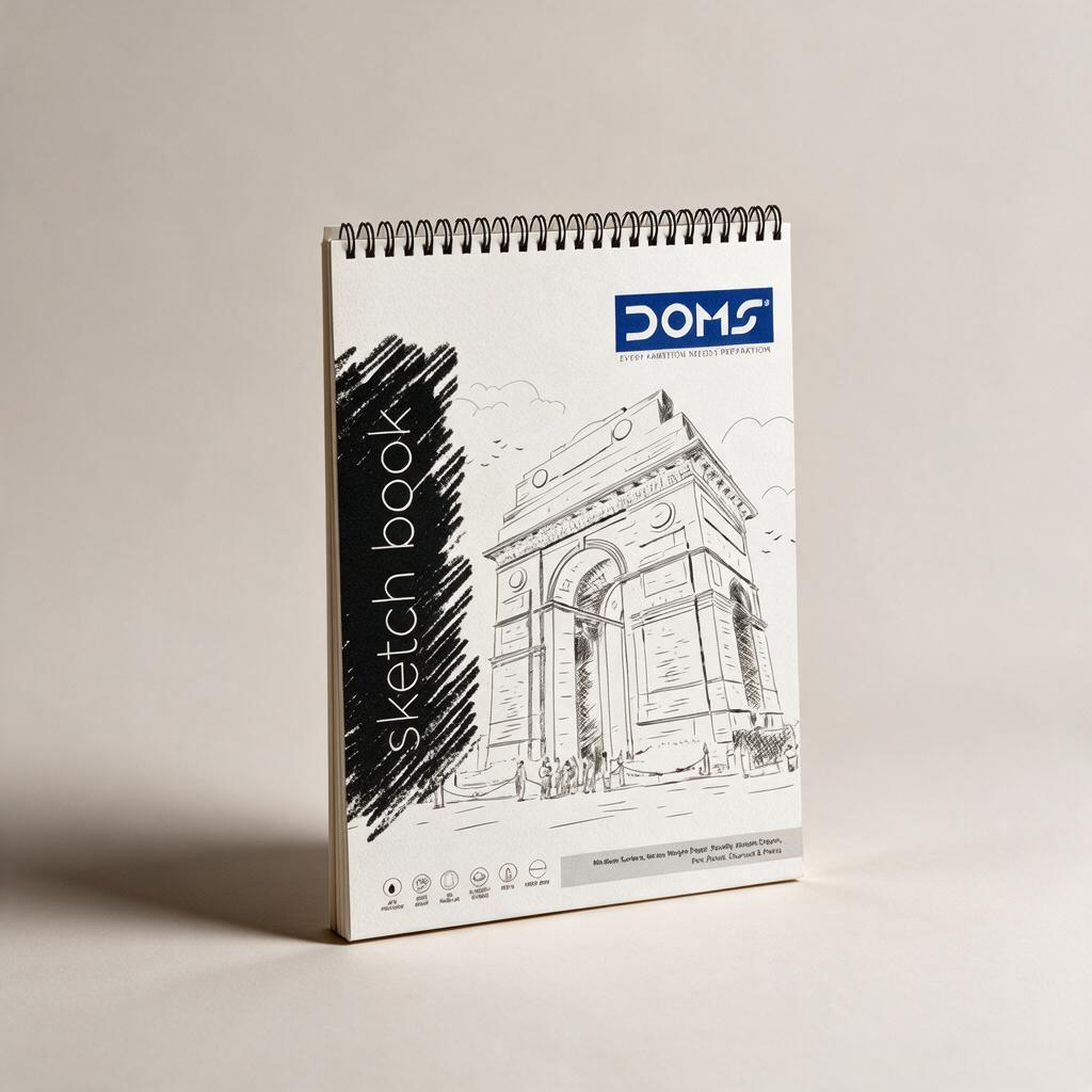 دفتر رسم سكتش DOMS قياس A4 وزن 150 غرام