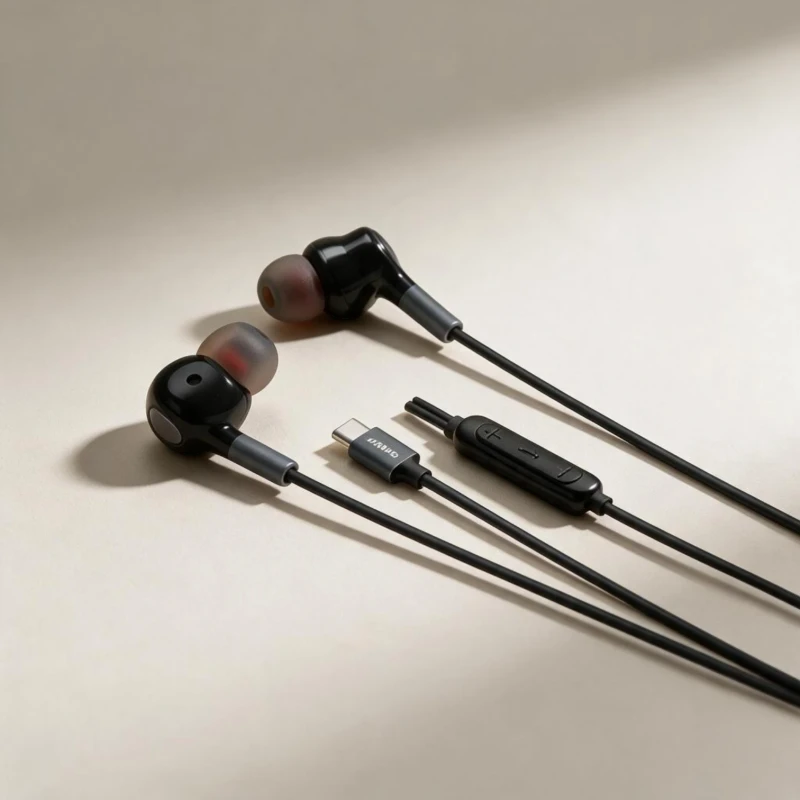 سماعات أذن سلكية Amaya AEP-22 بموصل Type-C وميكروفون